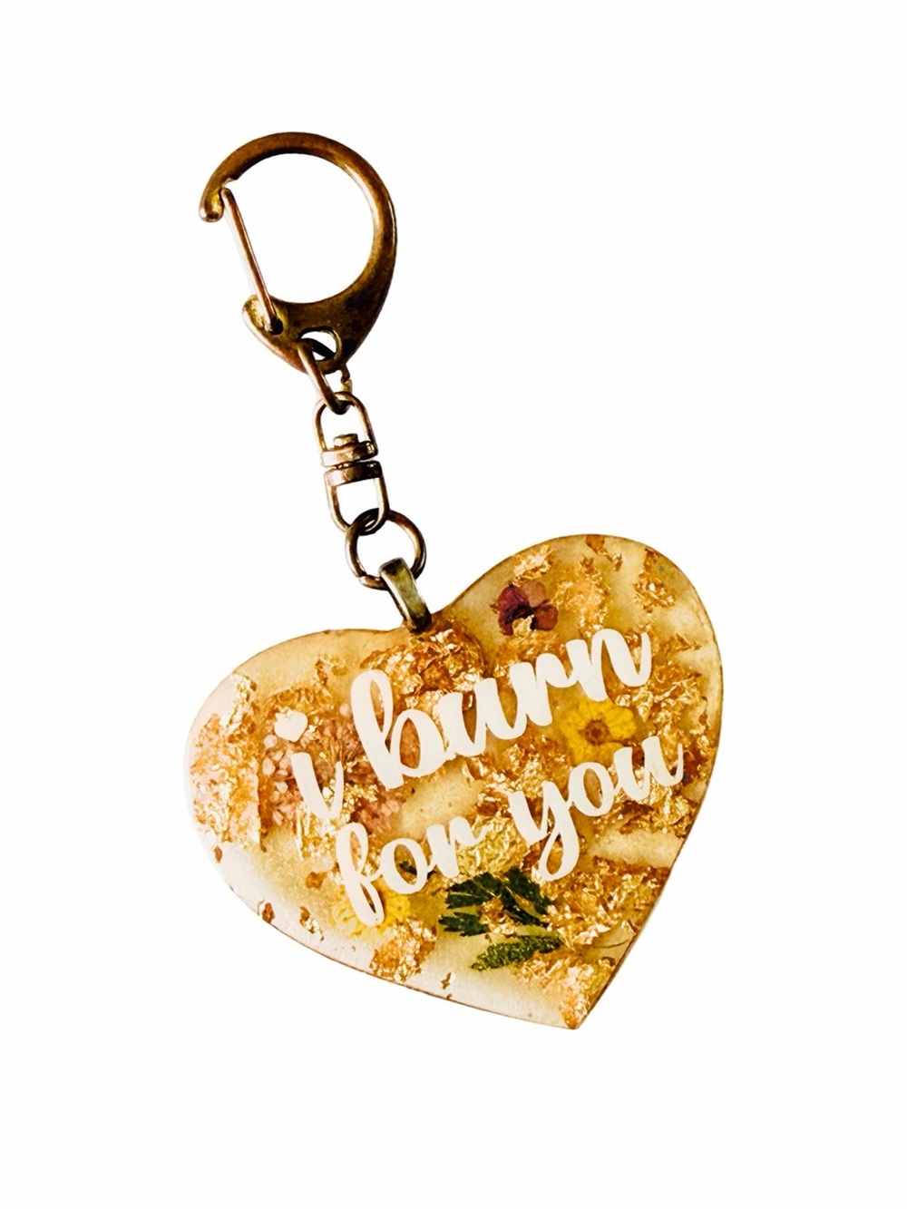 "I Burn For You" Bridgerton Resin Keychain